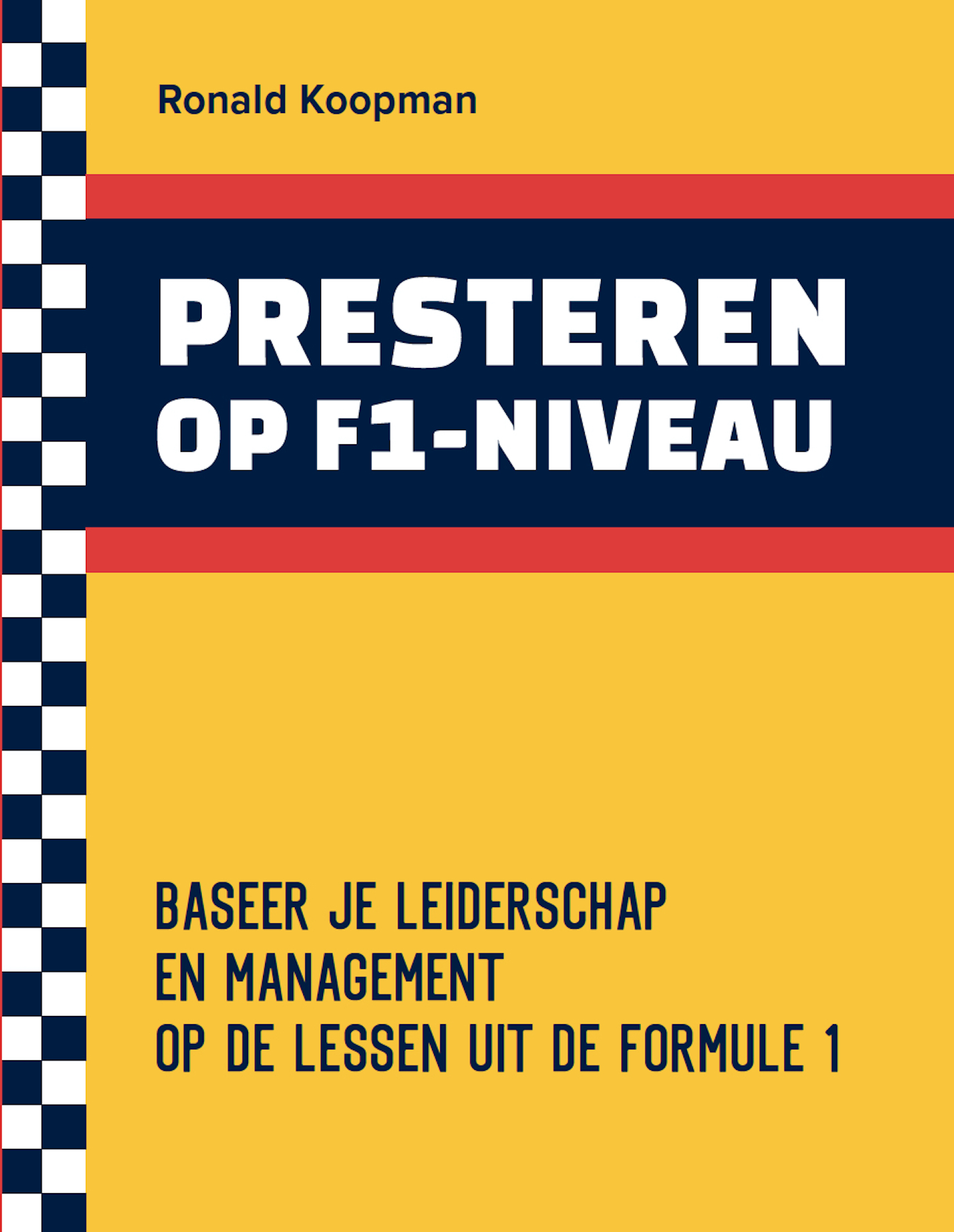 Omslag van Presteren op F1 niveau