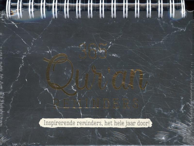 Omslag van 365 Qur'an Reminders Zwart