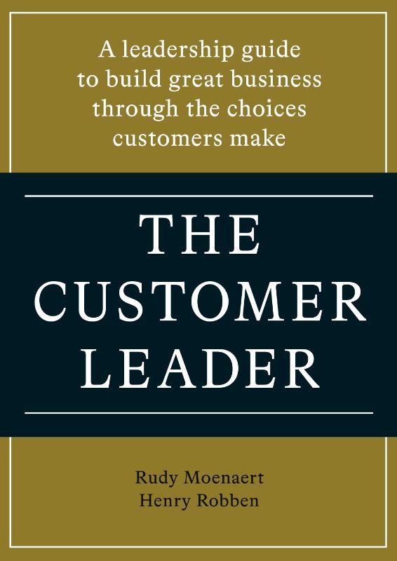 Omslag van The customer leader