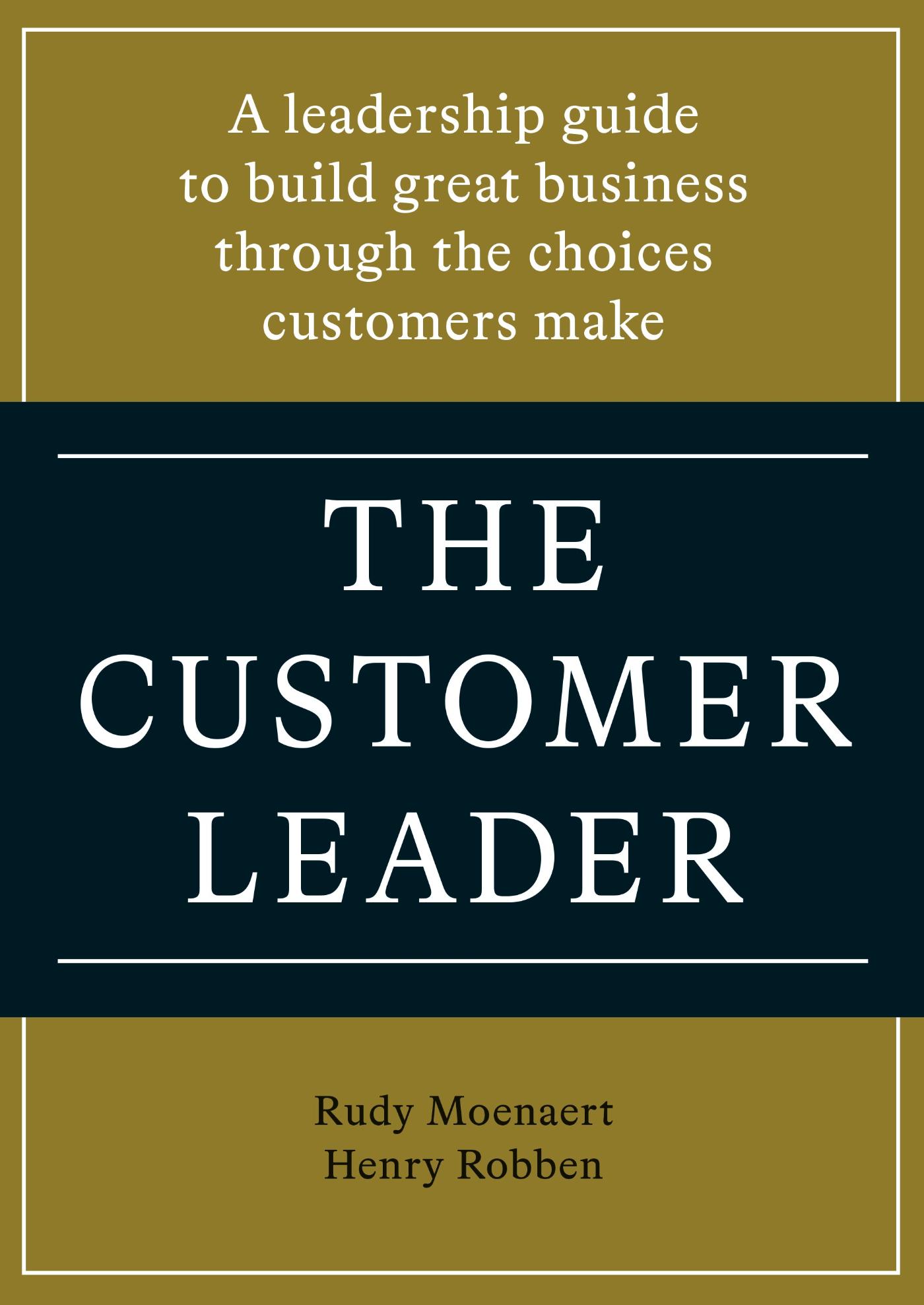 Omslag van The customer leader