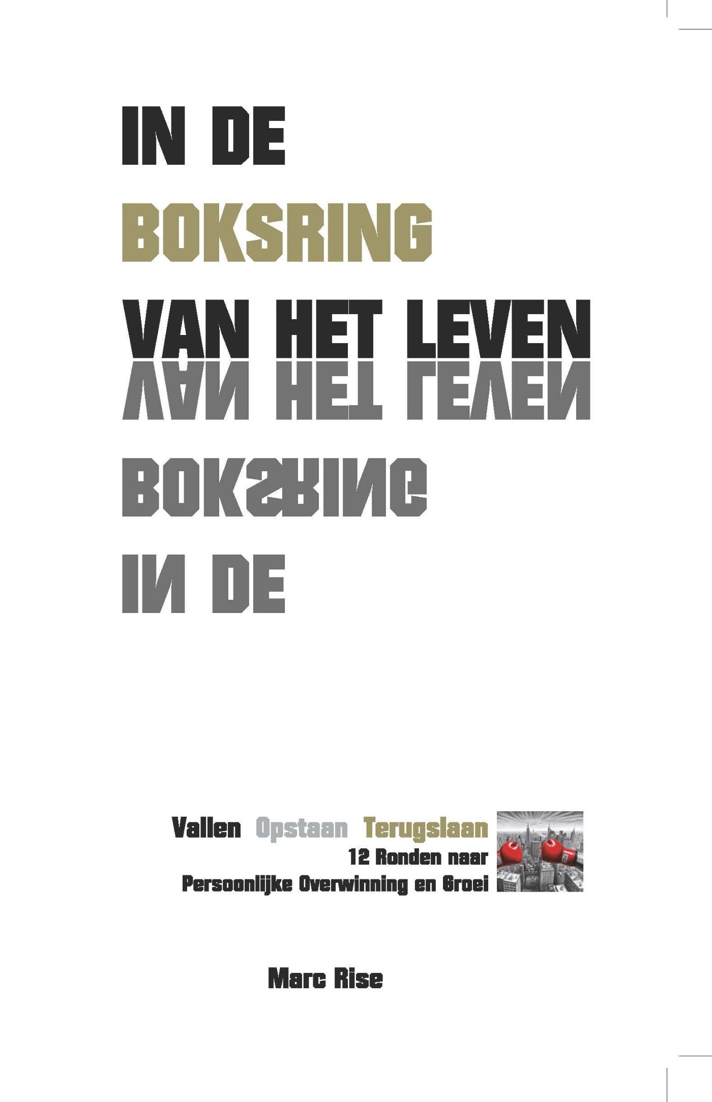 Omslag van In de boksring van het leven