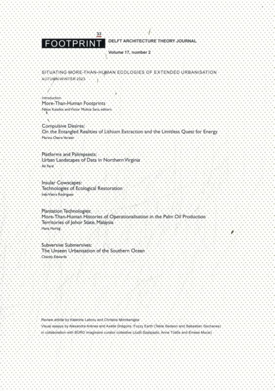 Omslag van Situating more-than-Human Ecologies of Extended Urbanisation