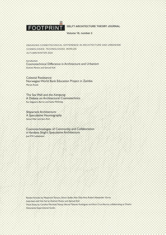 Omslag van Engaging Cosmotechnical Difference in Architecture and Urbanism