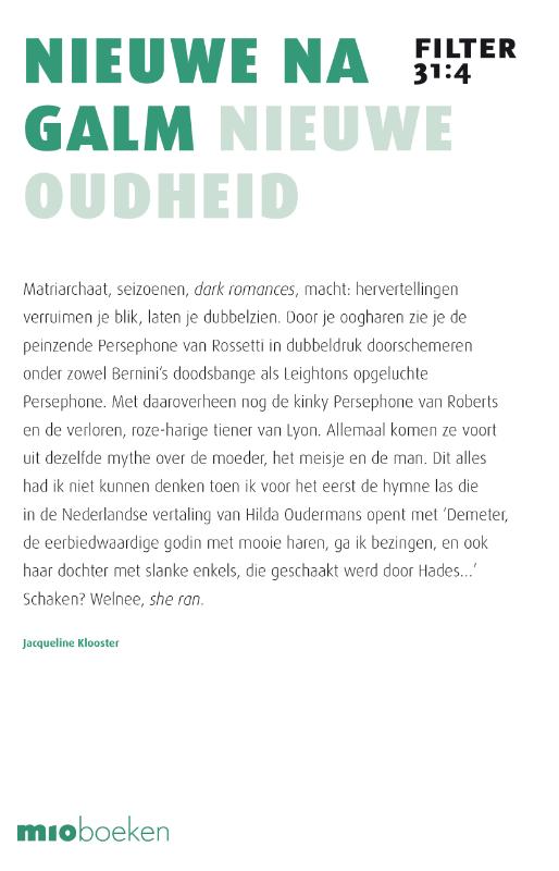 Omslag van Nieuwe nagalm