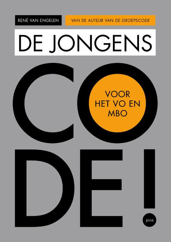 Omslag van De jongenscode voor het vo en mbo