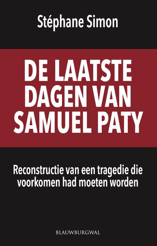 Omslag van De laatste dagen van Samuel Paty