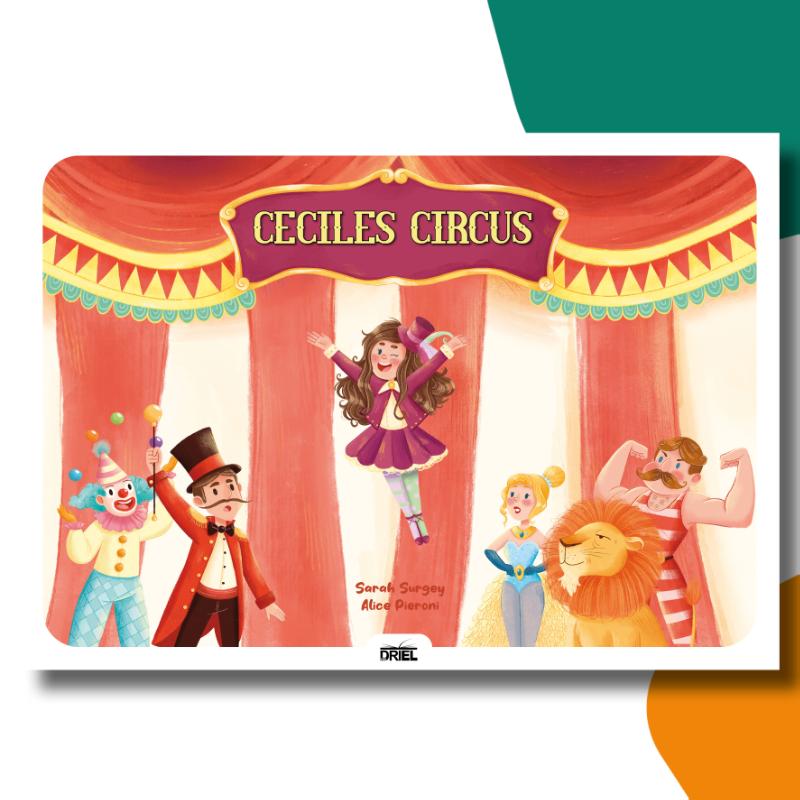Omslag van Ceciles circus kamishibai vertelplaten
