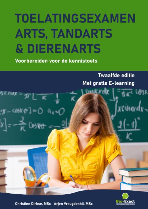 Omslag van Toelatingsexamen arts, tandarts en dierenarts