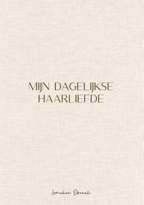 Omslag van Mijn dagelijkse haarliefde