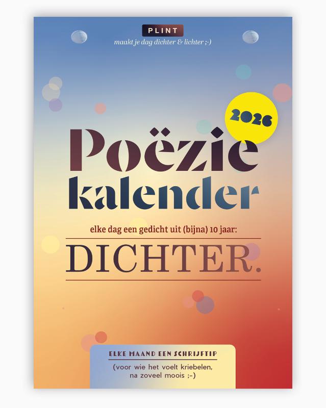 Omslag van DICHTER. poëziekalender 2026