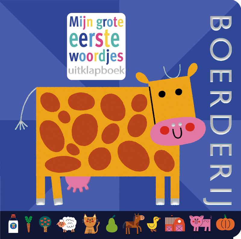 Omslag van Mijn grote eerste woordjes uitklapboek - Boerderij