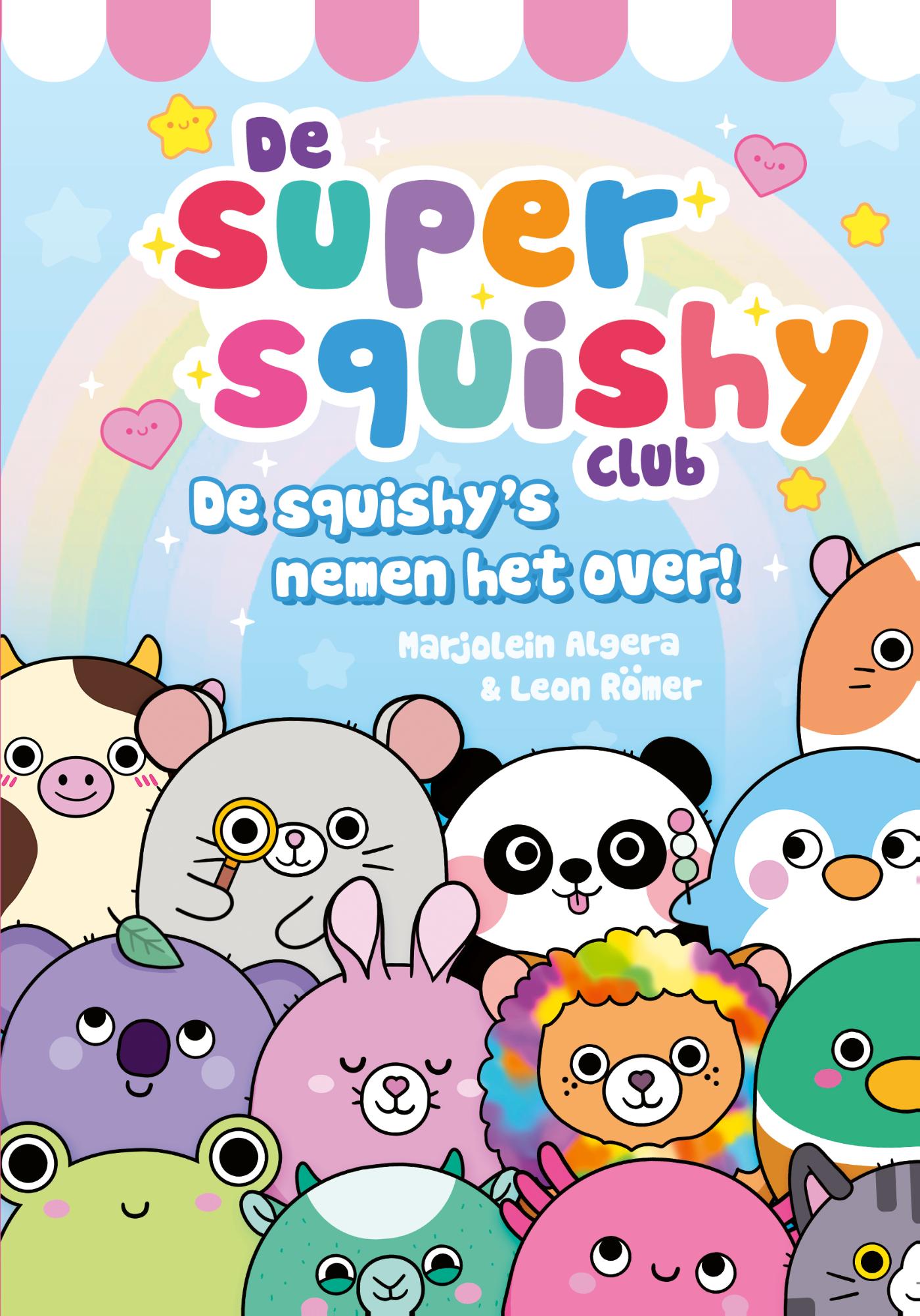 Omslag van De squishy's nemen het over!