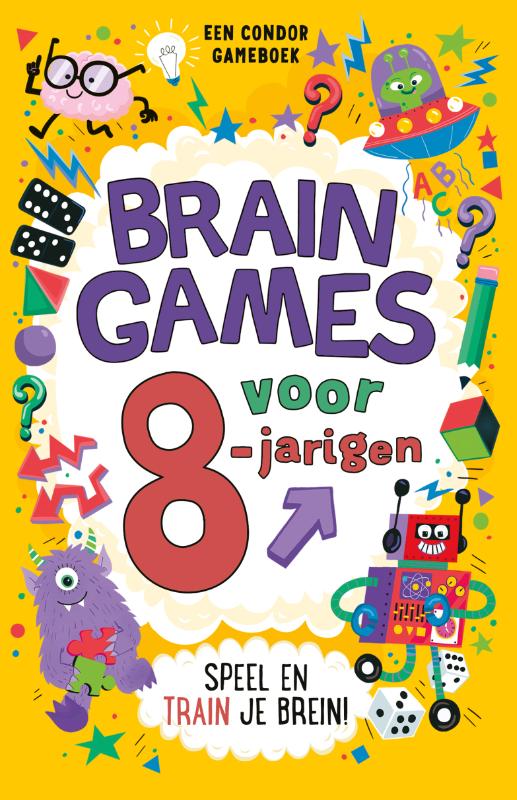 Omslag van Brain games voor 8-jarigen