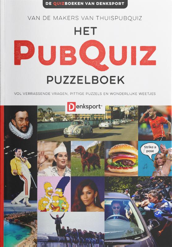 Omslag van Denksport - Het PubQuiz Puzzelboek