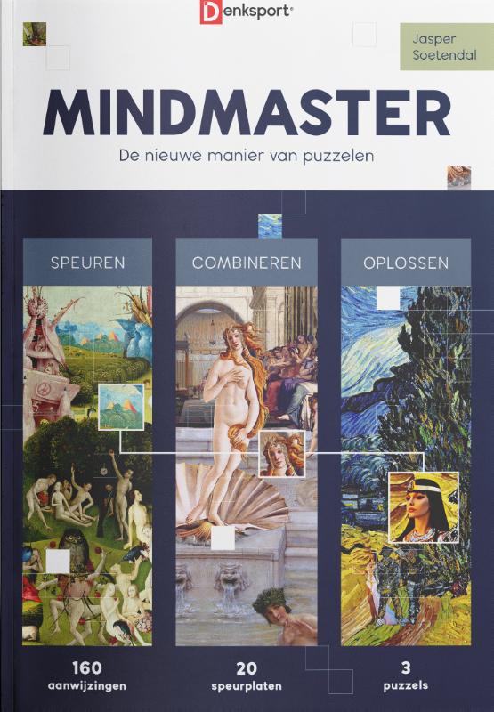 Omslag van Mindmaster Puzzelen - thema kunst