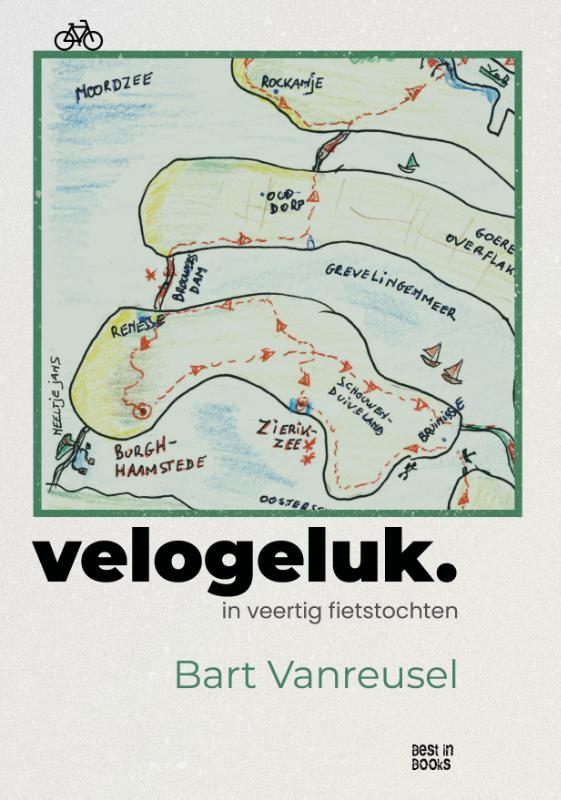 Omslag van Velogeluk in veertig fietstochten