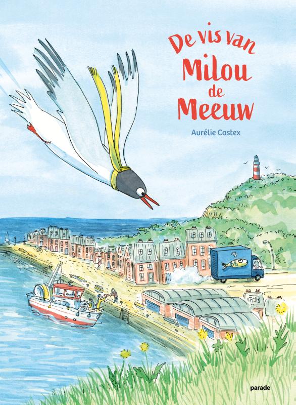 Omslag van De vis van Milou de meeuw