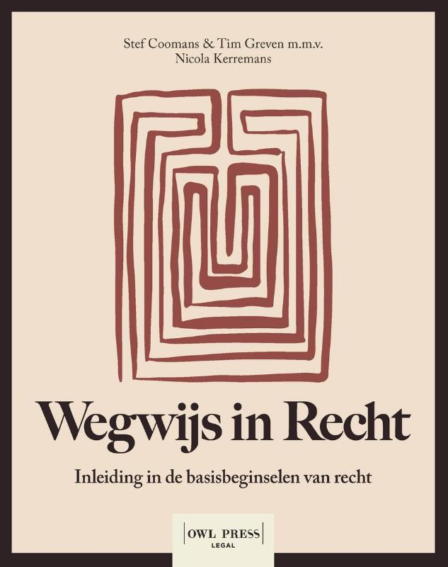 Omslag van Wegwijs in recht