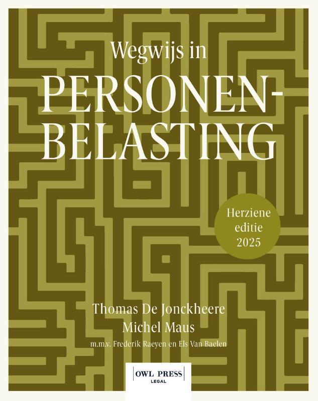 Omslag van Wegwijs in personenbelasting