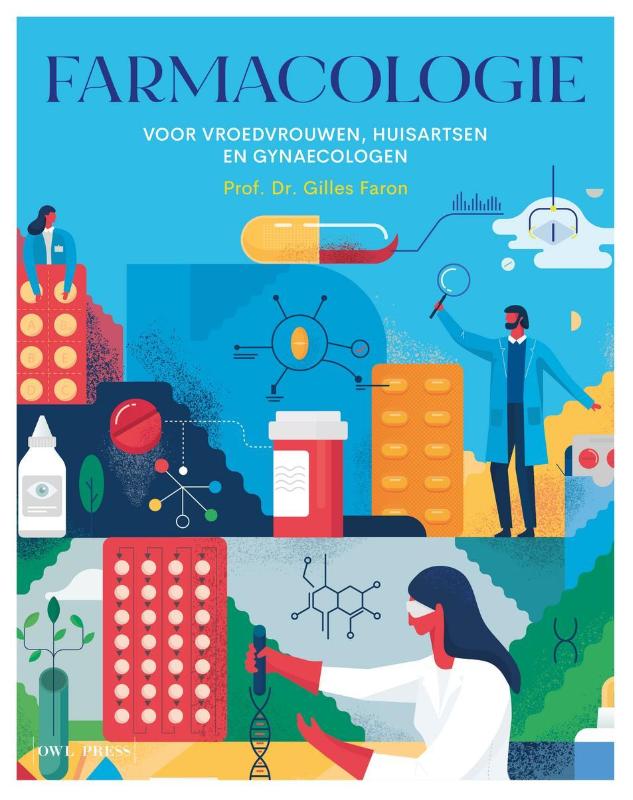 Omslag van Farmacologie voor vroedvrouwen, huisartsen en gynaecologen