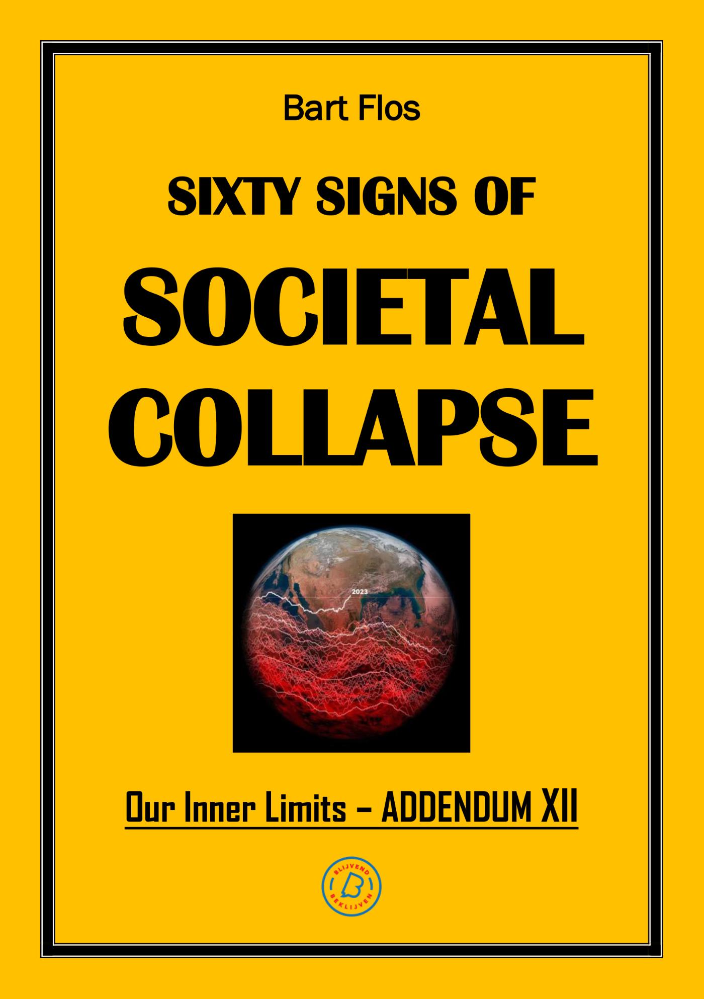 Omslag van Sixty Signs of Societal Collapse