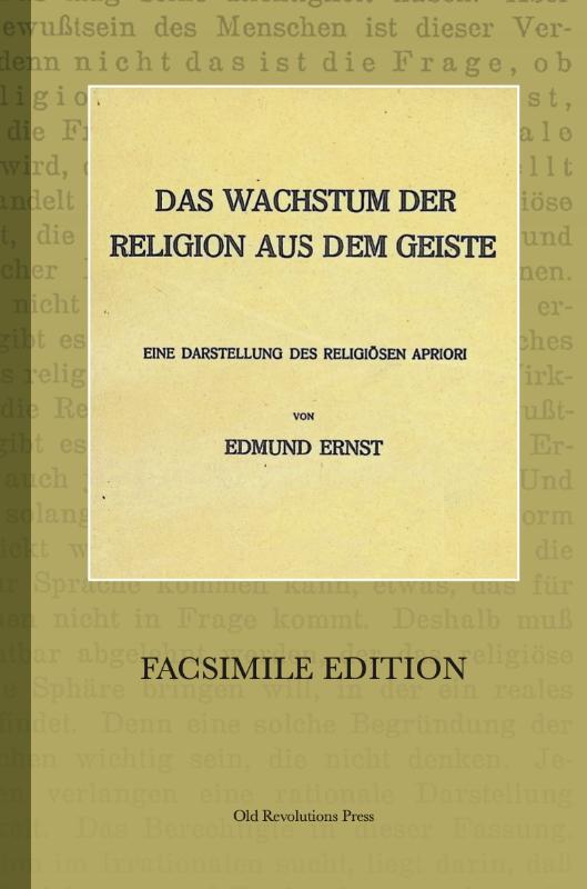 Omslag van Das Wachstum der Religion aus dem Geiste
