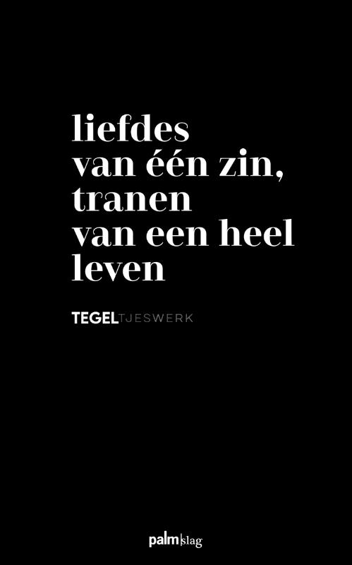 Omslag van Liefdes van één zin, tranen van een heel leven