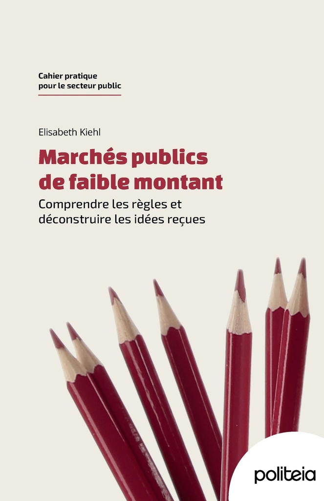 Omslag van Marchés publics de faible montant
