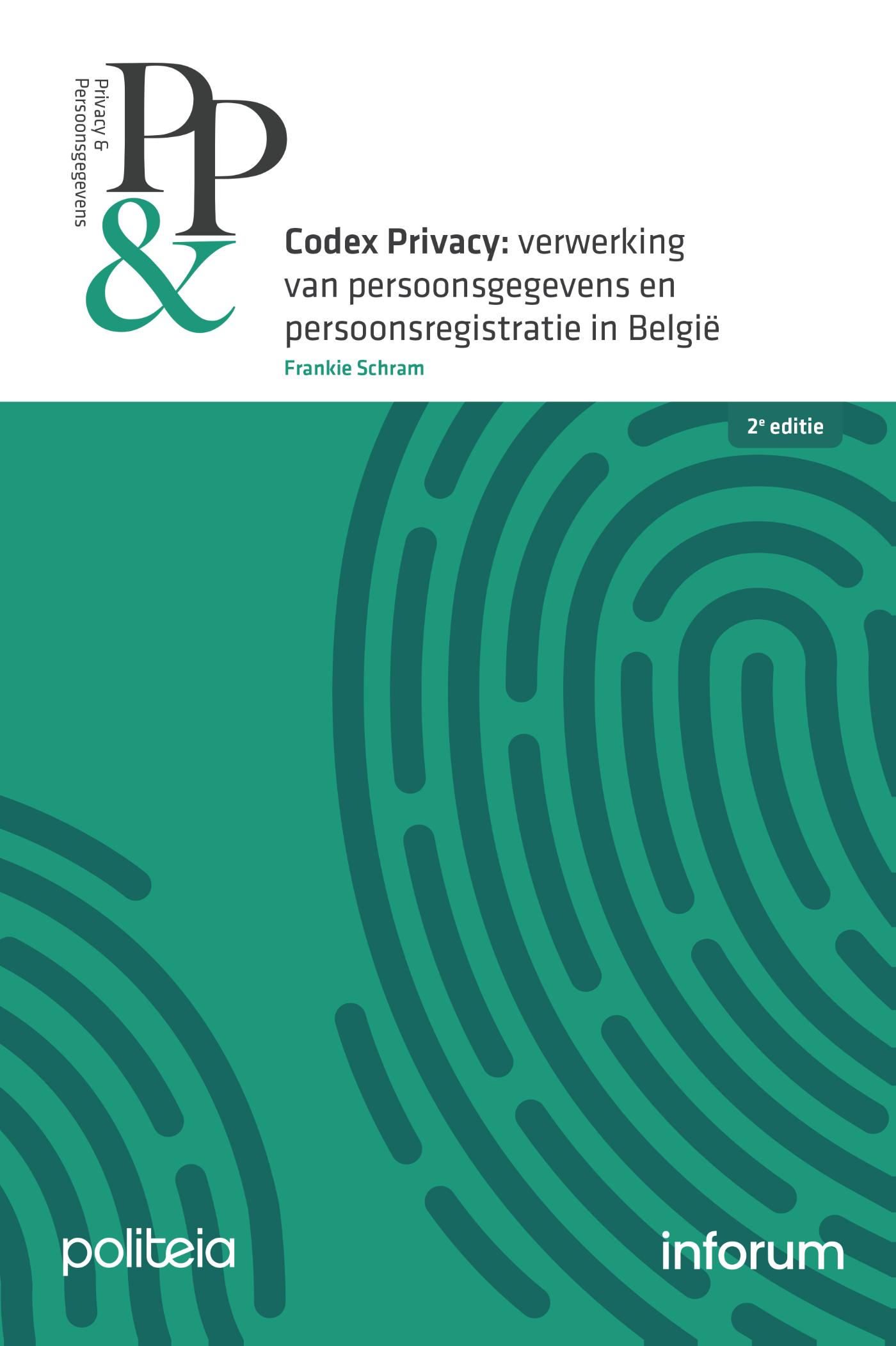 Omslag van Codex Privacy: verwerking van persoonsgegevens en persoonsregistratie