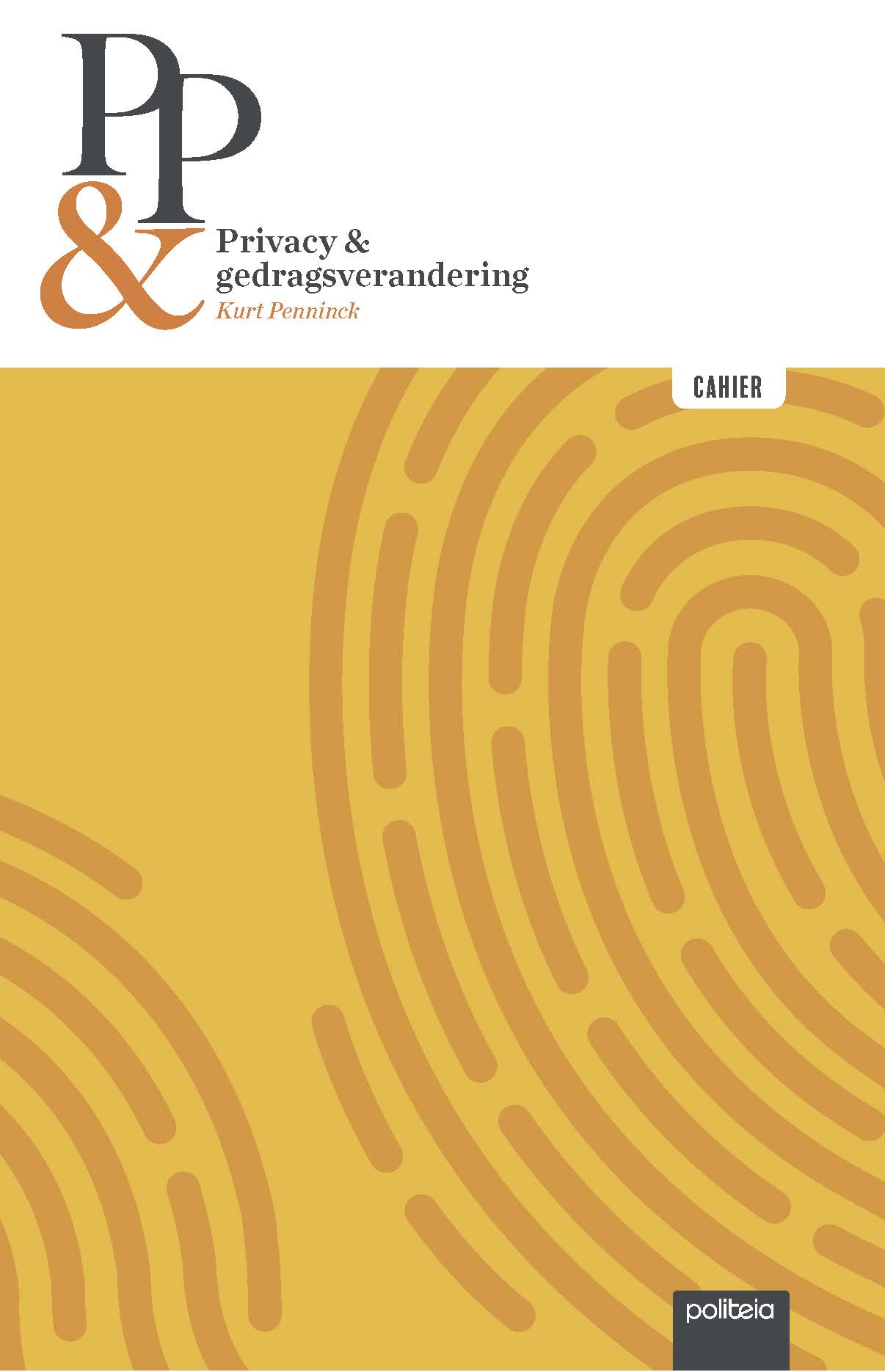 Omslag van Privacy & Gedragsverandering op de werkvloer