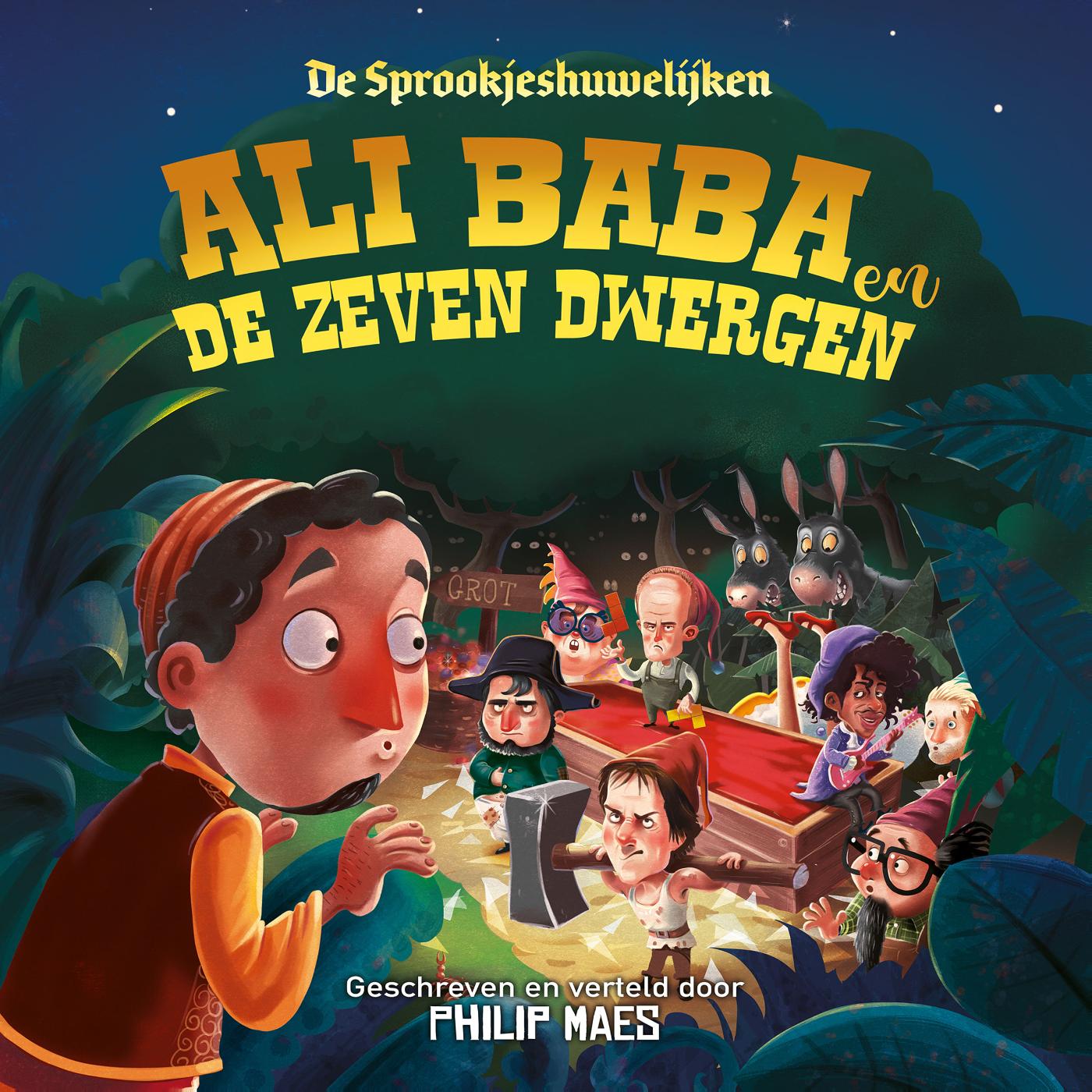 Omslag van Ali Baba & De zeven dwergen