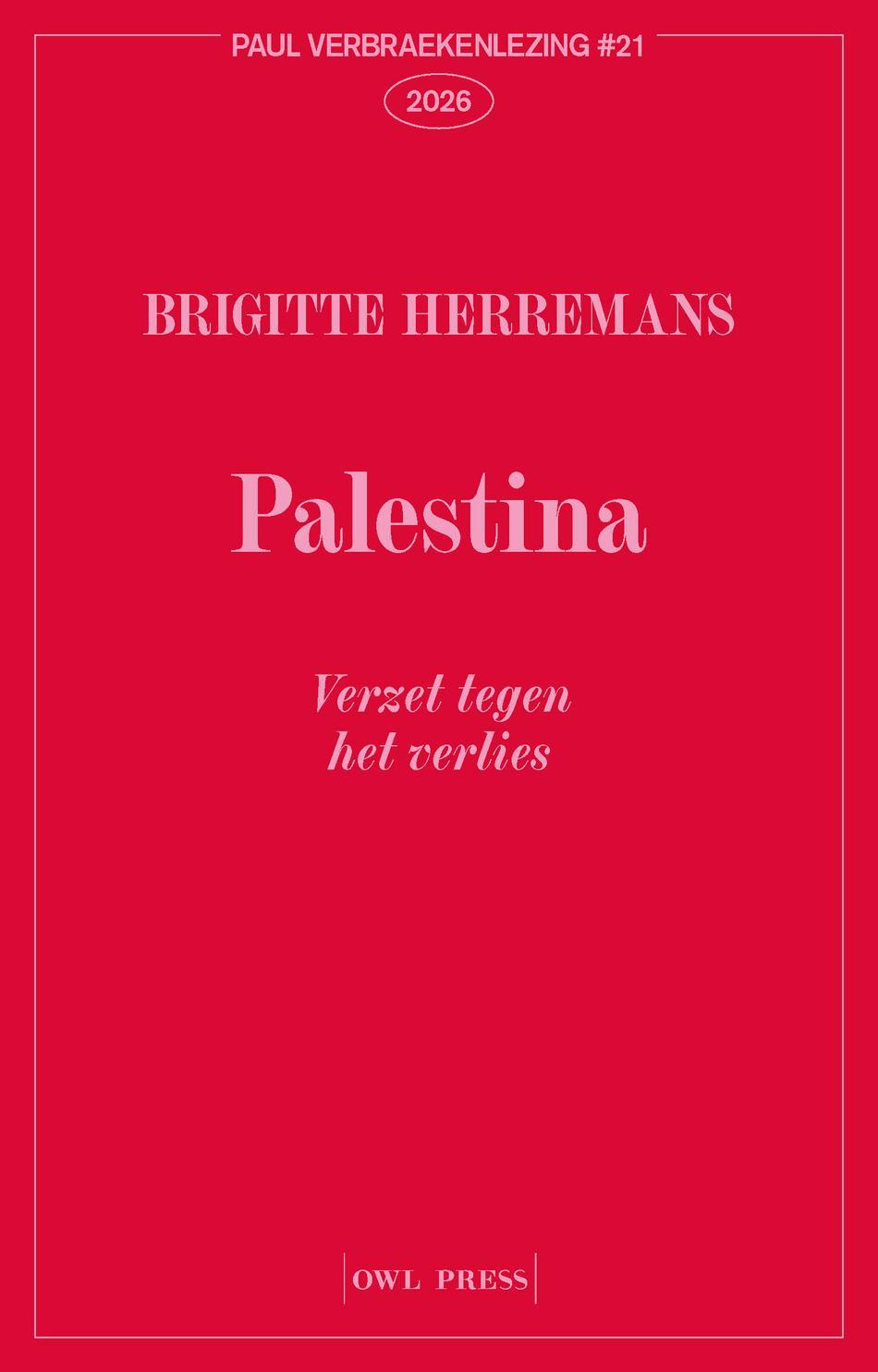 Omslag van Palestina, verzet tegen het verlies