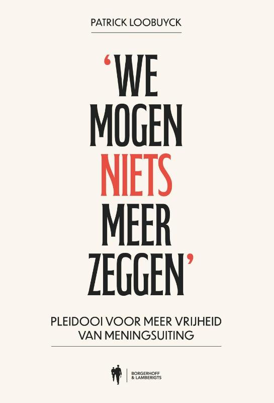 Omslag van 'We mogen niets meer zeggen'