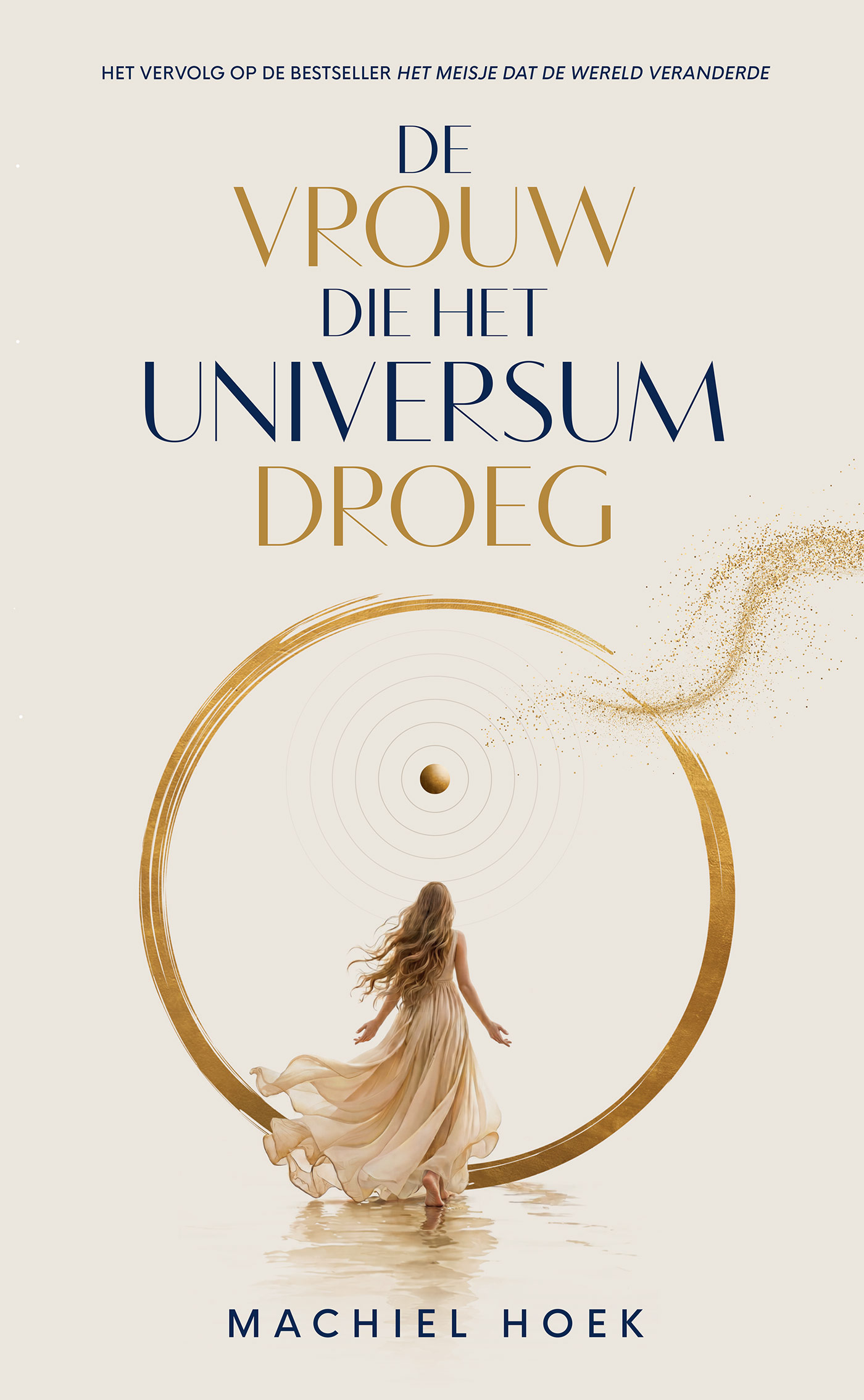 Omslag van De vrouw die het universum droeg