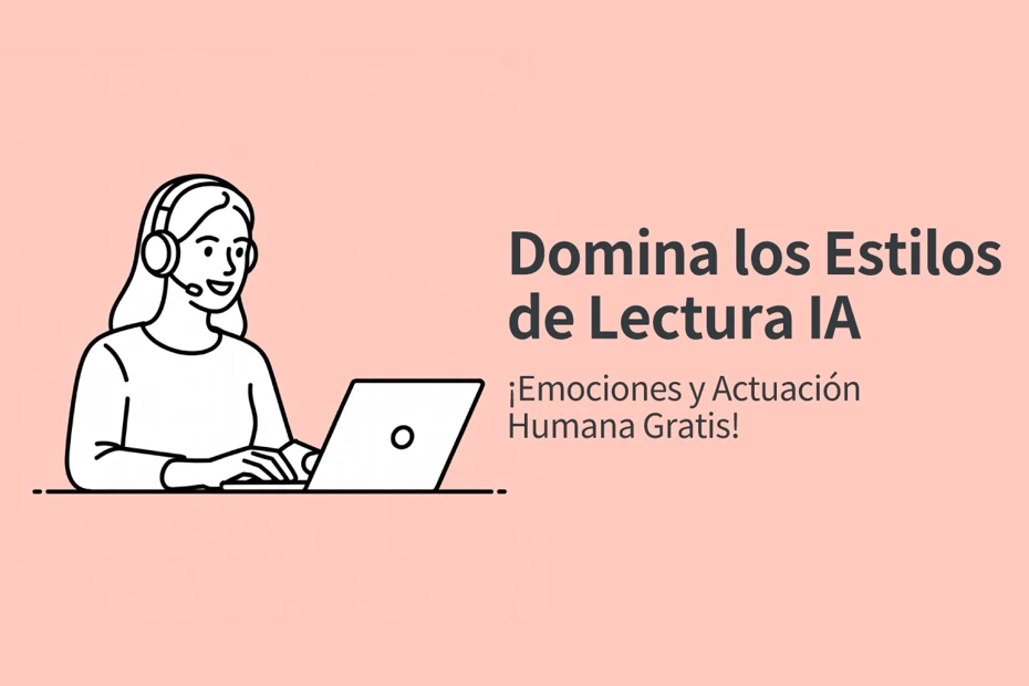[Modulación Vocal] Domina los Estilos IA. ¡Emociones Humanas Gratis!｜Software de conversión de texto a voz Ondoku