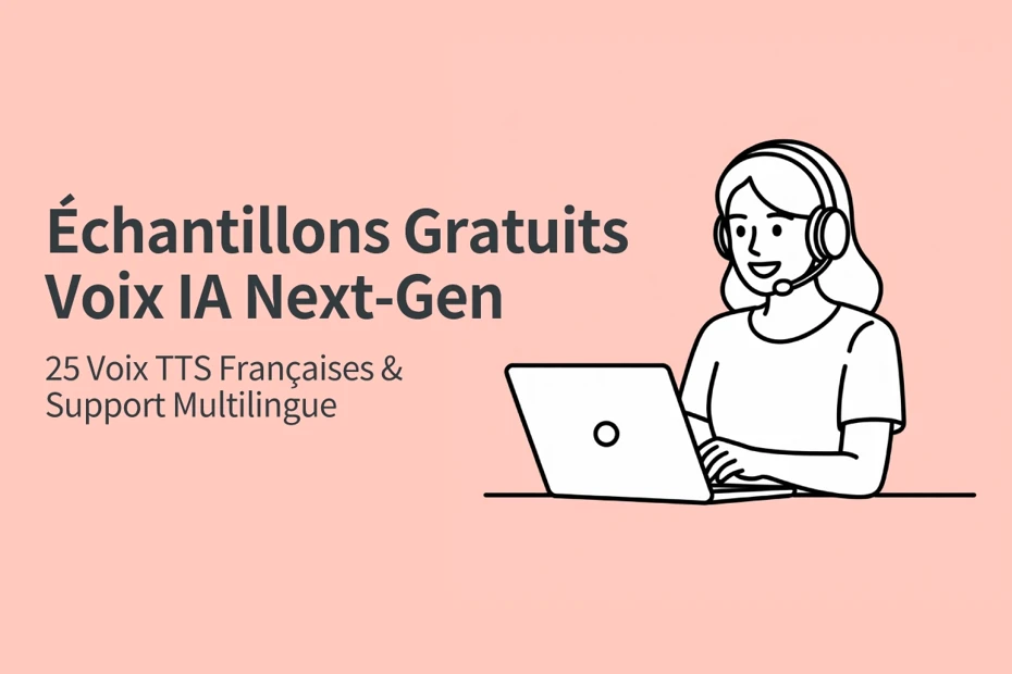 Échantillons Gratuits : 25 Voix TTS Françaises IA Next-Gen & Multilingue
