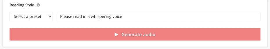 Free-Text Instructions