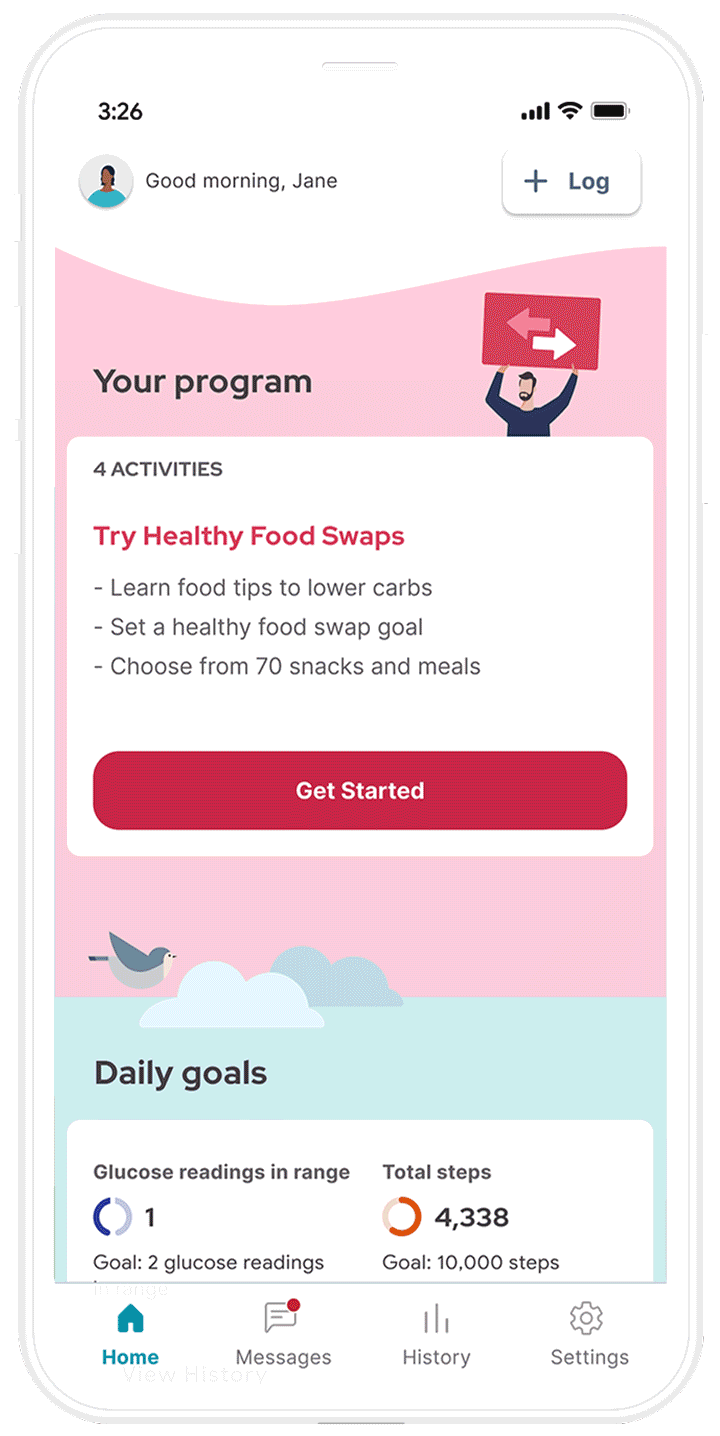 Onduo App Screen
