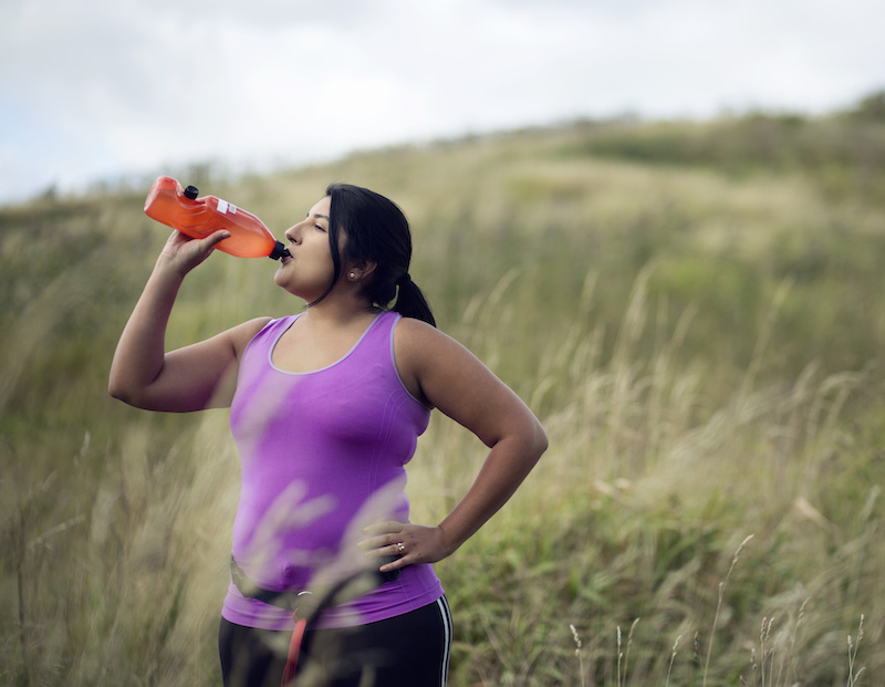 Person drinking