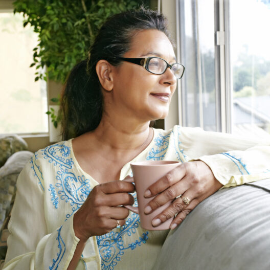 Woman at window