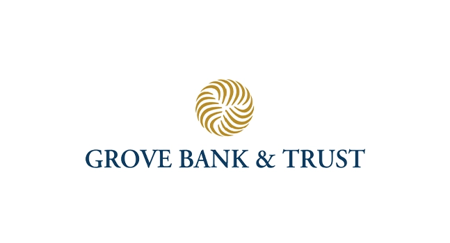 Logo that reads Grove Bank & Trust