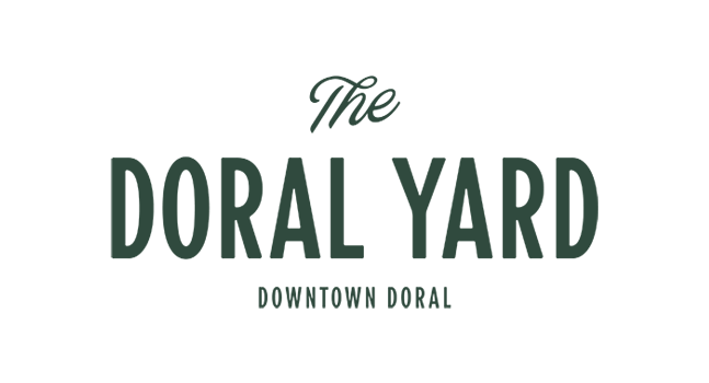 Logo that reads The Doral Yard Downtown Doral