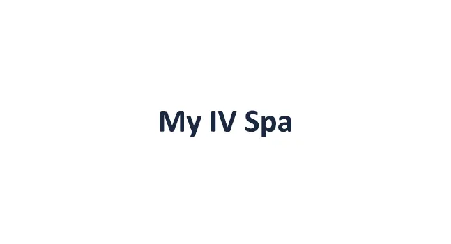 Logo that reads My IV Spa
