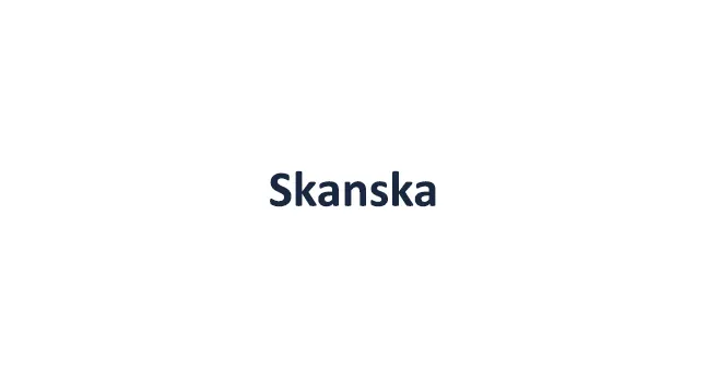 Logo that reads Skanska