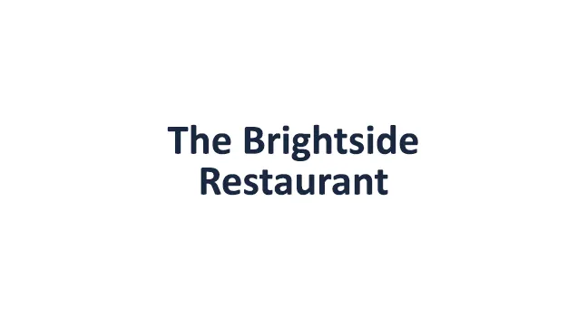 Logo that reads The Brightside Restaurant