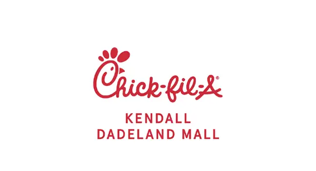 Logo that reads Chick-fil-A Kendall Dadeland Mall