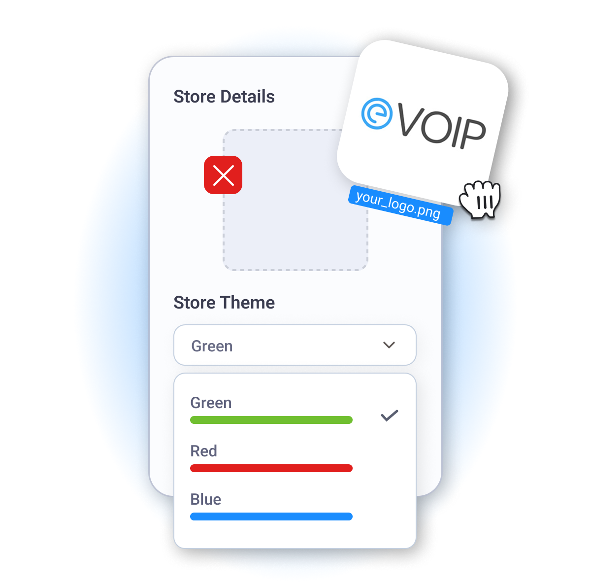 Customisable white-label customer portal
