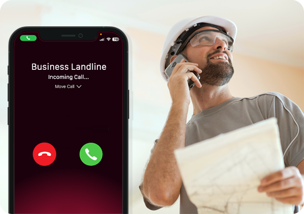Forward business landline calls to mobile