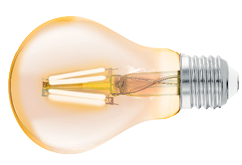 Žarulja Vintage Amber LED Filament okrugla (e. klasa A++ do E)