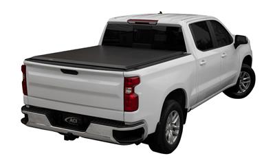ACCESS COVERS 32409 Tonneau Cover Soft Roll Up Hook And Loop With Lockable Black Vinyl